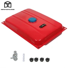 Universal 6.6 Gallon Gas Fuel Tank Secondary Generator Gauge Cap Petcock Filter