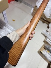 AAAA Floyd Lock nut 22fret Roasted flame Maple Electric guitar neck PART Satin