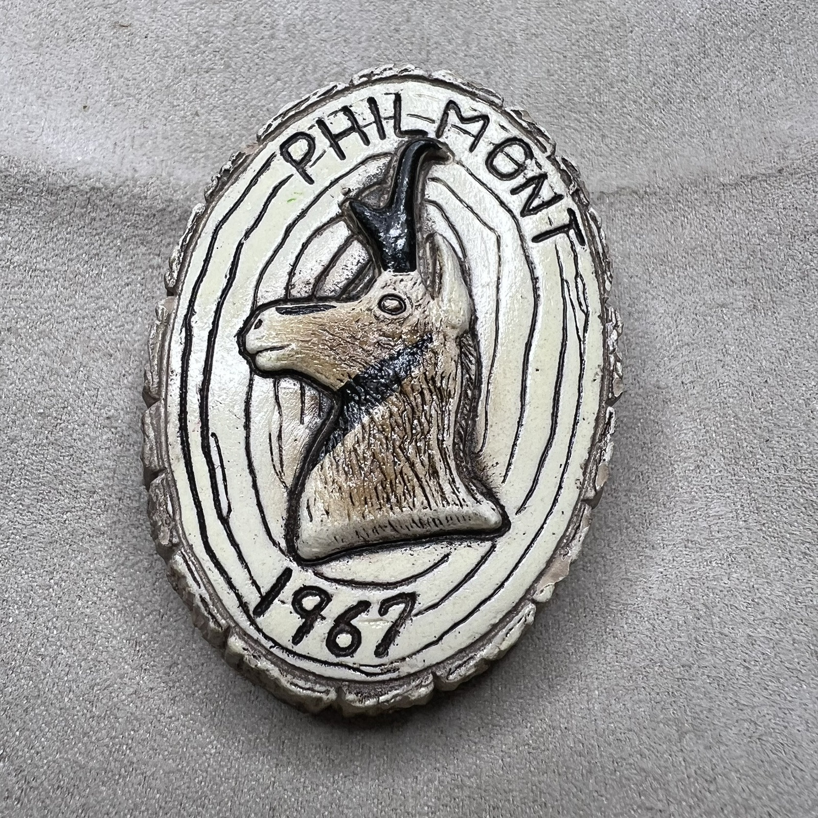 BSA Plaster cast Philmont 1967 Neckerchief Slide NS-869