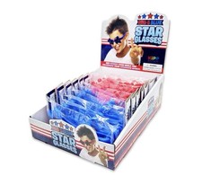 Patriotic Kids Star Sunglasses - 12 Pieces Per Retail Ready Display