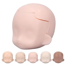 Blank Doll Head for 1/12 Ball Jointed Doll DIY Makeup Exquisite Removable