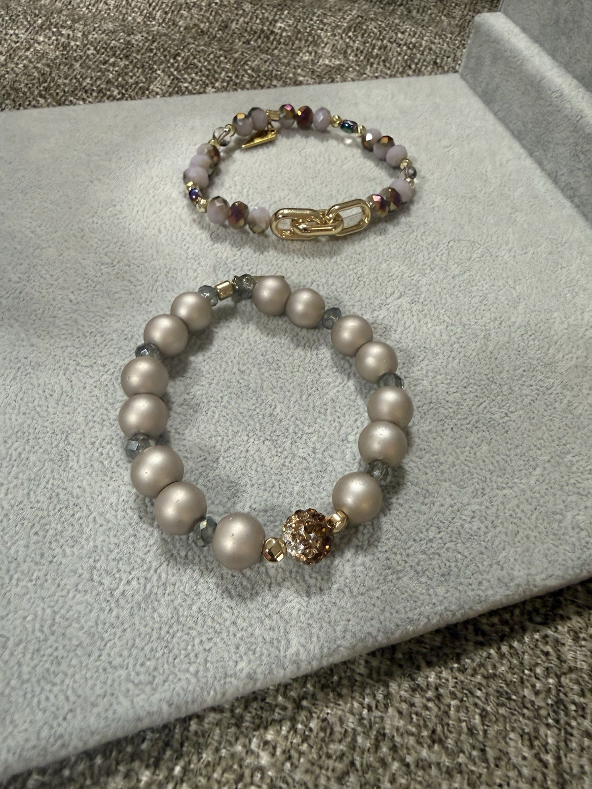 Erimish Stackable Bracelet Set Gold, Silver and L… - image 2