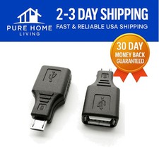 High-Speed USB 2.0 OTG Adapter 2-Pack - Compatible with Tablets Smartphones
