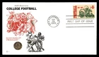 Mayfairstamps US FDC 1969 New Jersey college football 100th anniversary First Da