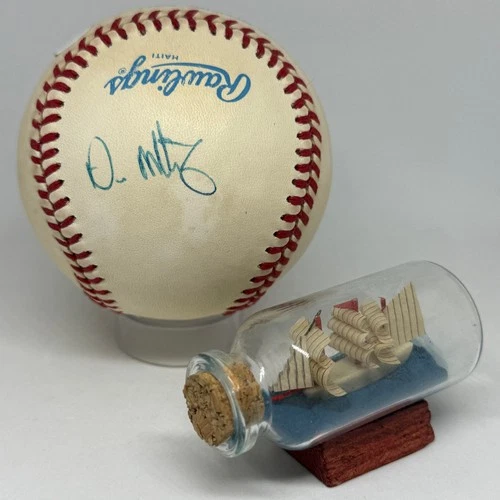 Don Mattingly signed Rawlings OAL Baseball JSA COA Yankees HOF Auto A4187