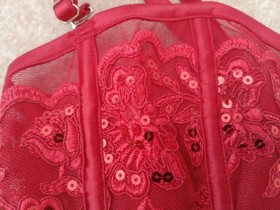 Ann Summers Icon Corset Bustier Size S 8-10 Red RRP &pound;40