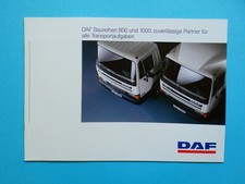 Prospekt / Katalog / Broschüre - LKW - DAF -...