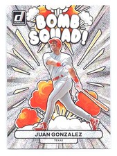 Juan Gonzalez 2023 Donruss #BS7 Bomb Squad Rapture