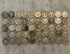 [Lot of 50] LOW GRADE 90% Silver Mercury Roosevelt Mixed Dime Full Roll