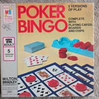 Vintage Board Game Poker Bingo By Milton Bradley 1972 Made In The USA - Complete