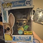 Funko Pop! Stitch Disney Tiki #472 Scented Hot Topic Exclusive Vinyl Figure