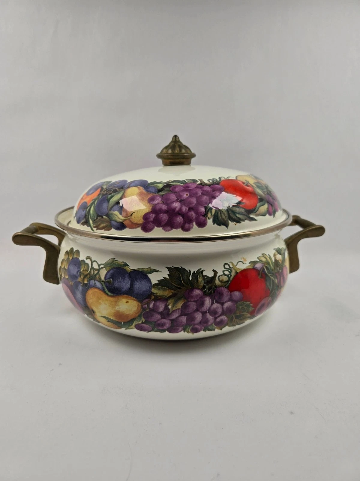 Cornucopia enamel dutch oven fruit oven casserole 4 qt