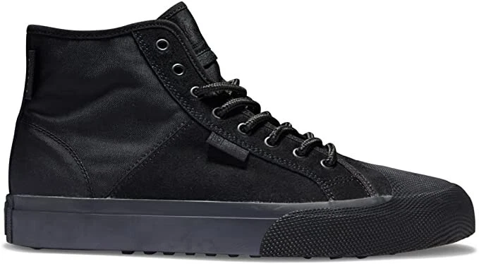 Scarpe alte Uomo DC Shoes manual hi sneakers in cordura nero