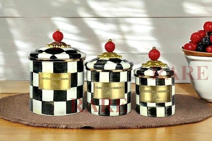 Mackenzie Childs キャンディー　キャニスター MacKenzie-Childs Courtly Canister