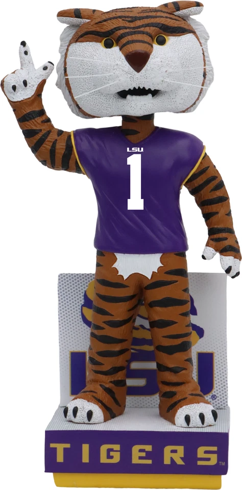 Mike The Tiger LSU Tigers Mascot Bobblehead NCAA College - Image 1 of 1