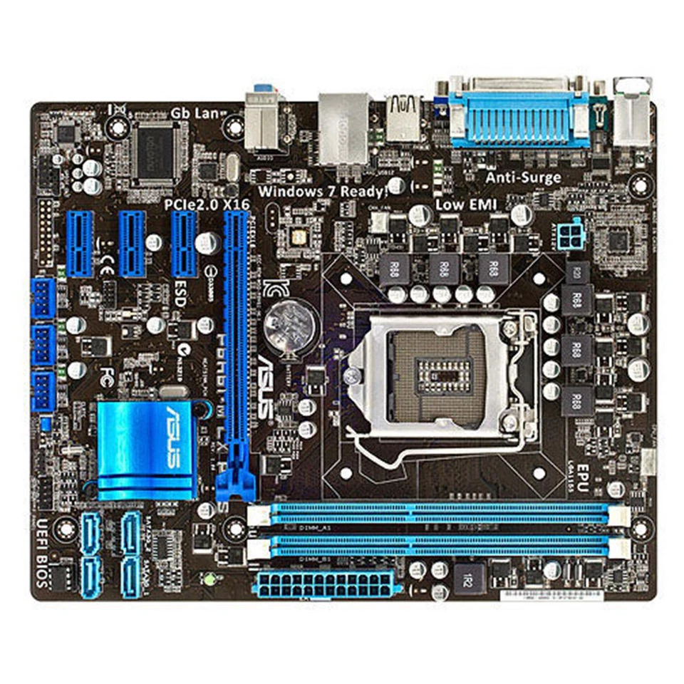 For ASUS Intel P8H61-M LX/LX PLUS Socket LGA 1155 H61 uATX Motherboard DDR3 16GB - Image 2 of 4