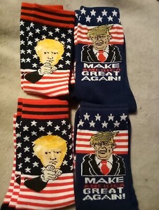 Four Pairs Of Donald Trump Socks