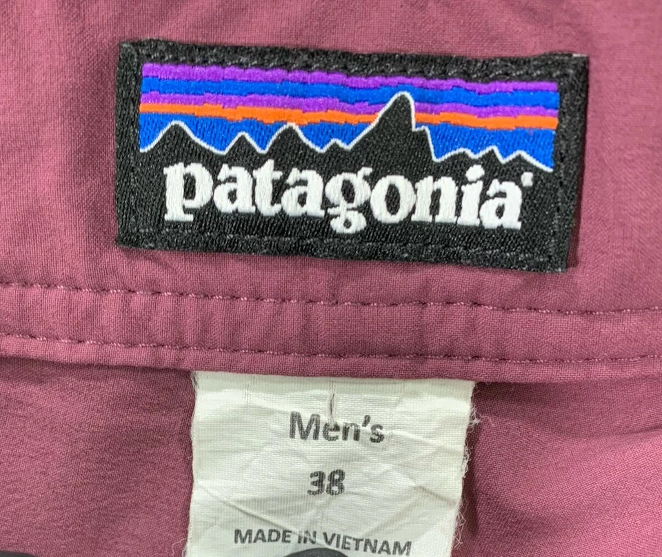 Patagonia Shorts Mens 38 Wavefarer Boardshorts Swim Trunks Unlined Maroon - Image 4 of 4