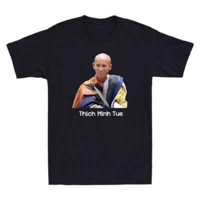 Thich Minh Tue Master Vietnam Buddha Vietnamese Funny Men's Short Sleeve T-Shirt
