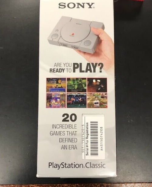 NEW Sony PlayStation Classic Game Console PS1 20 Games 2