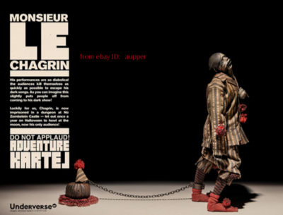 Underverse Adventure Kartel Monsieur Le Chagrin 1/6 Action Figure