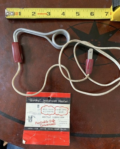 classic 110 ac "Quicky" water heater immersion unit used 