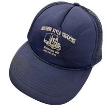 Southern Style Trucking Baldwyn MS Trucker Cap Hat Snapback Adult