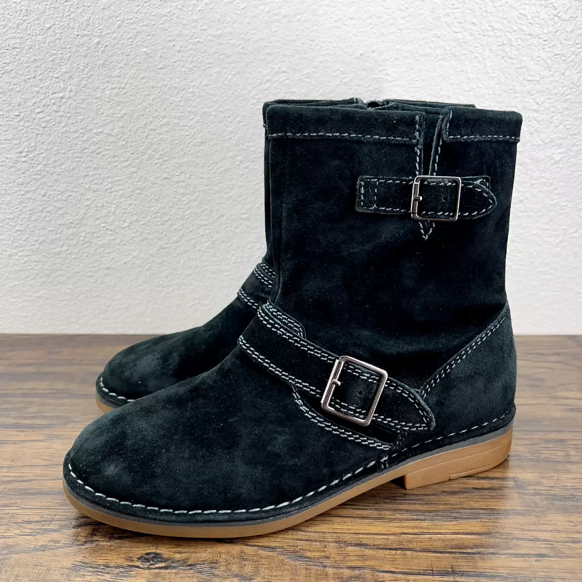 Hush puppies best sale black suede boots
