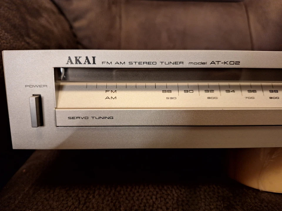 Akai AT-K02 Stereo AM FM Analog Tuner in Silber Made in Japan - Bild 3 von 4