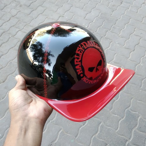 Custom Motorcycle Helmet Baseball Cap 