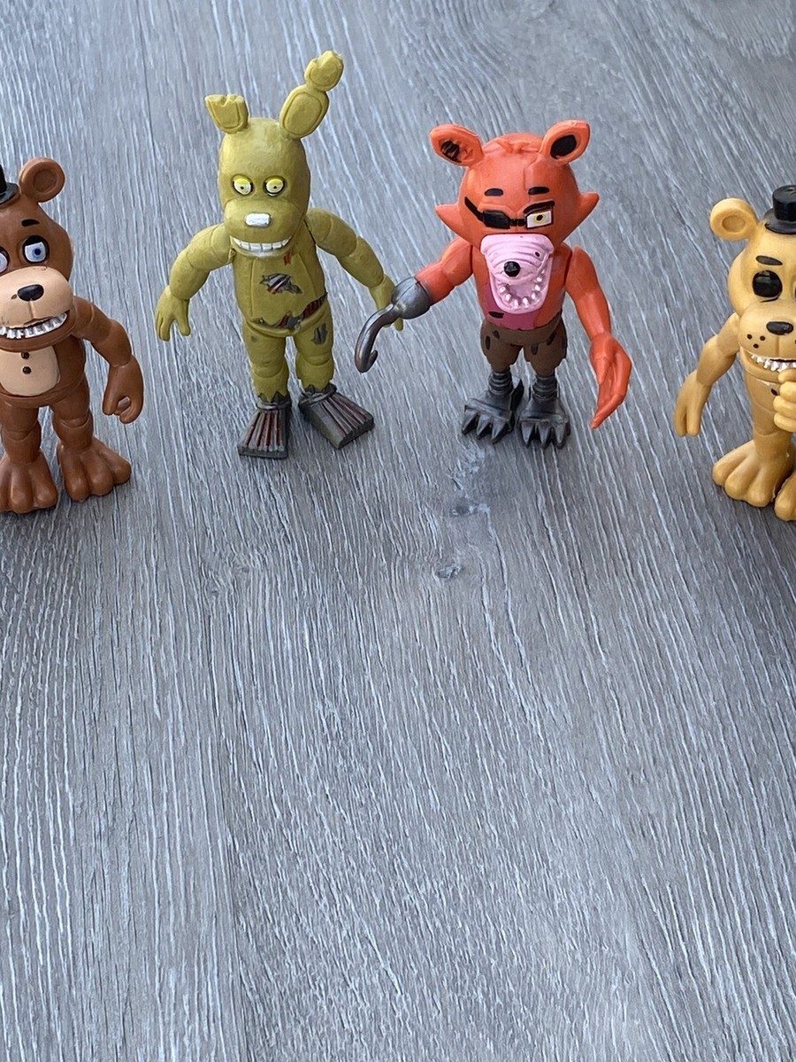 Five Nights at Freddy's 4 Action Figures FNAF Toy lot of 6 Figures.