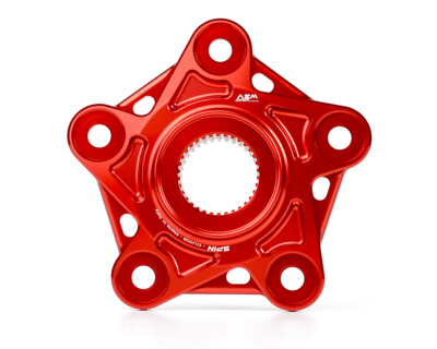 AEM Factory Ducati Kettenrad hinten Flansch Spin - Hypermotard 950/950SP - rot