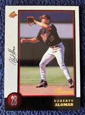 Nothing but: Roberto Alomar, topps, Score UD etc. 1988-1998. base, inserts, RC.