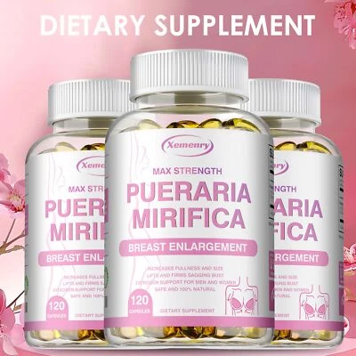 XEMENRY Pueraria Mirifica - Breast-Tissue Growth, Female Estrogen Balance, High Strength