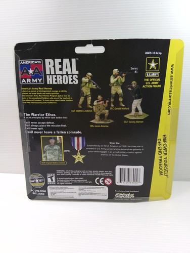Real Heroes Sergeant First Class Wolford US Army Action Figure JAZWARES Signed - Picture 4 of 5