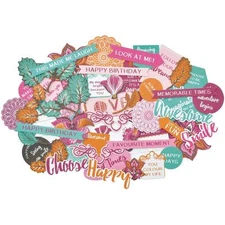 Bombay Sunset Collectables Scrapbooking 50 pc Die Cuts KAISERCRAFT CT882 New