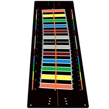 Golf Putting Mat Indoor 30x8.27 Inch Alignment Track,Multicolor