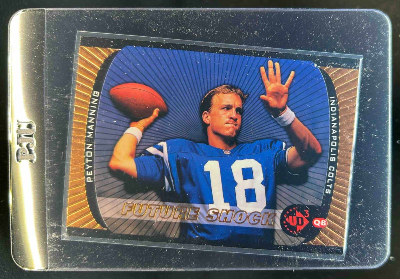 1998 Upper Deck UD3 Peyton Manning Rookie RC #1 Colts