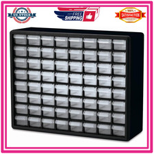 Akro-Mils 64-Drawer Plastic Storage Cabinet 10764 for Garage Hardware Beads