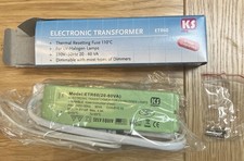 ELECTRONIC TRANSFORMER + Thermal Resetting Fuse LV-Halogen Lamps + Dimmable