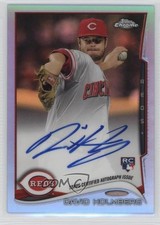 2014 Chrome Image Variation Blue Refractor Rookie 85/199 David Holmberg Auto 3q5