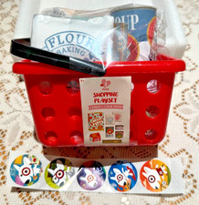Target 9 PIECE SHOPPING PLAYSET, BASKET  FOOD ITEMS