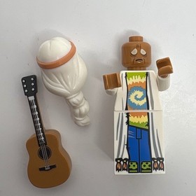 LEGO Movie Minifigure Vitruvius Hippie Singer 70809 70810 TieDye Musician Guitar