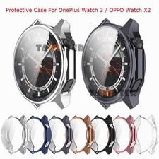 Soft TPU Full Cover Case for OnePlus Watch 3 Oppo Watch X2   Protective Bumper