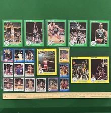 NBA Star Card Collection - Ralph Sampson RC Rockets Team Bag, Magic Bird Isiah