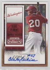2015 Panini Contenders Draft Ticket Red Foil Blake Perkins #38 Auto mx0