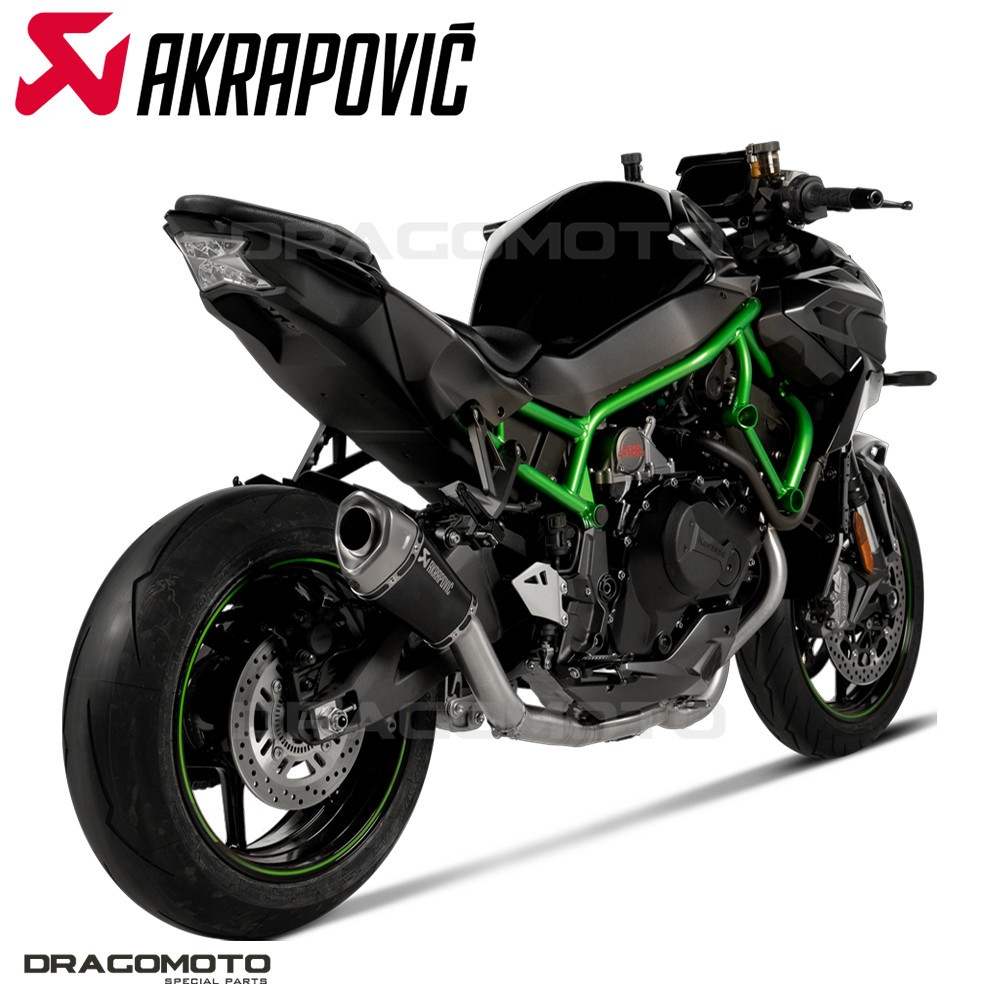 Exhaust KAWASAKI Z H2 1000 ABS 2020-2025 AKRAPOVIC Titanium Black