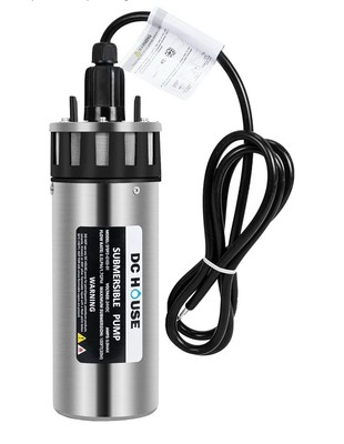 #ad DC HOUSE 24V DC Submersible Well Water Pump 1.8GPM Flow with 10FT Cable Length $63.99