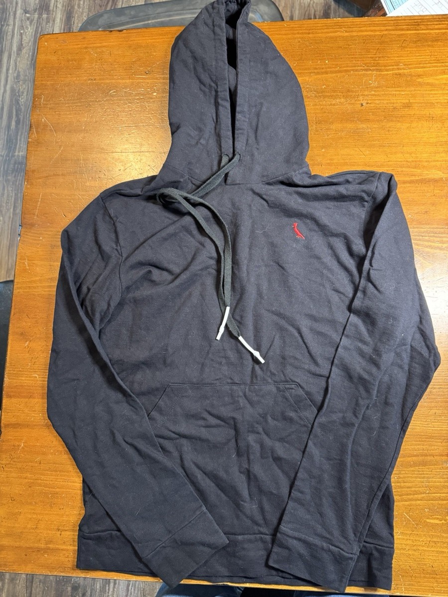 Roupas Que Falam Black Hoodie Size Large Drawstrings