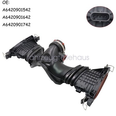 ANSAUGROHR und 2x LUFTMASSENMESSER FÜR Mercedes G-Klasse GLE W463 W166